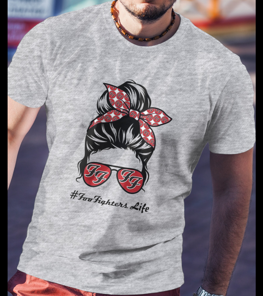 #Foofighterslife Ff Bandana Sunglasses T-Shirt