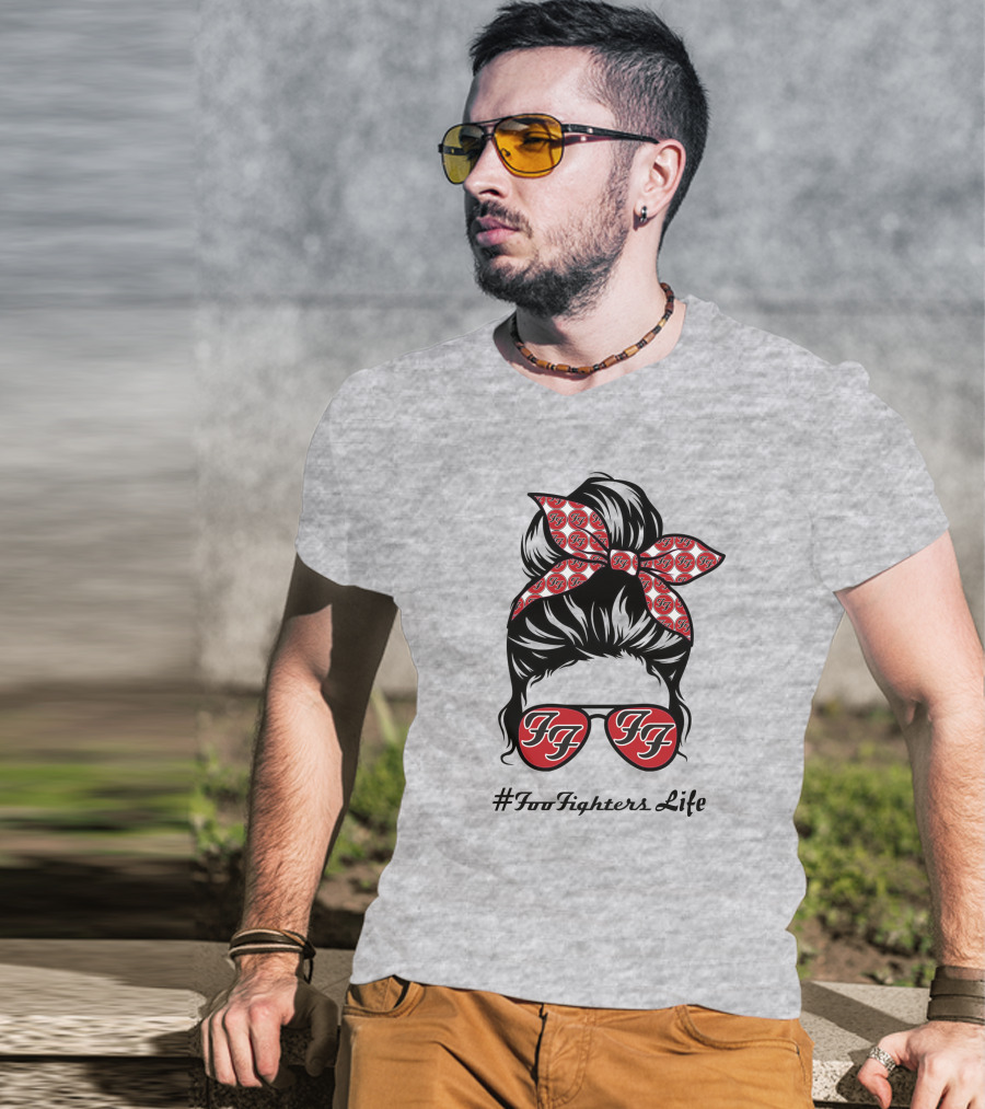 #Foofighterslife Ff Bandana Sunglasses T-Shirt