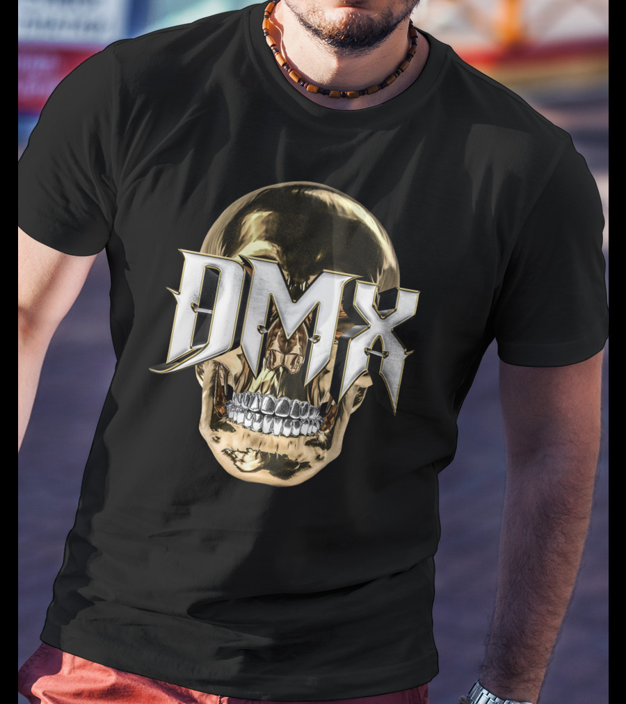 Dmx Gold Skull Luxury Trends T-Shirt