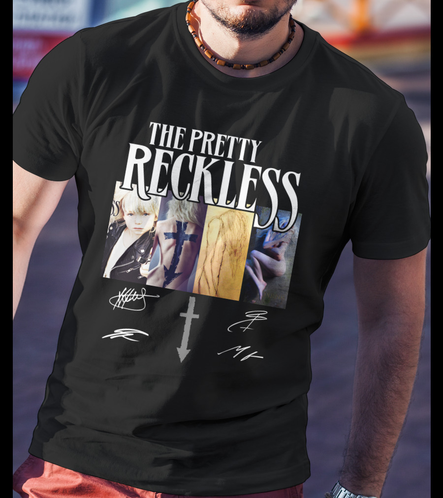 The Pretty Reckless Signed Cross Art Collection T-Shirt