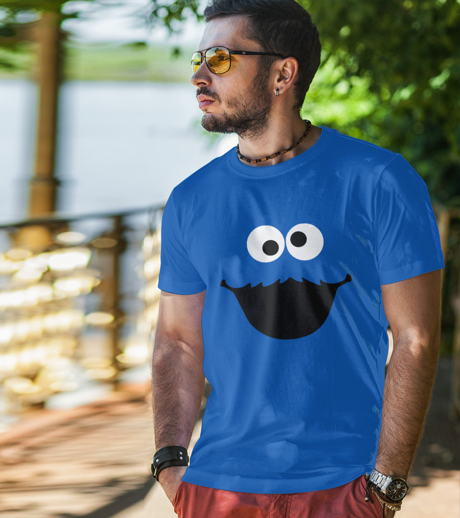 Cookie Monster Face T-Shirt