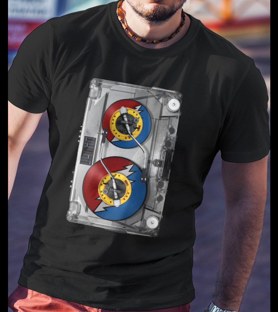 Grateful Dead Cassette Tape Retro Vibe T-Shirt