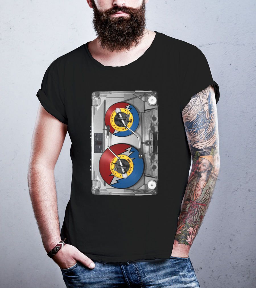 Grateful Dead Cassette Tape Retro Vibe T-Shirt