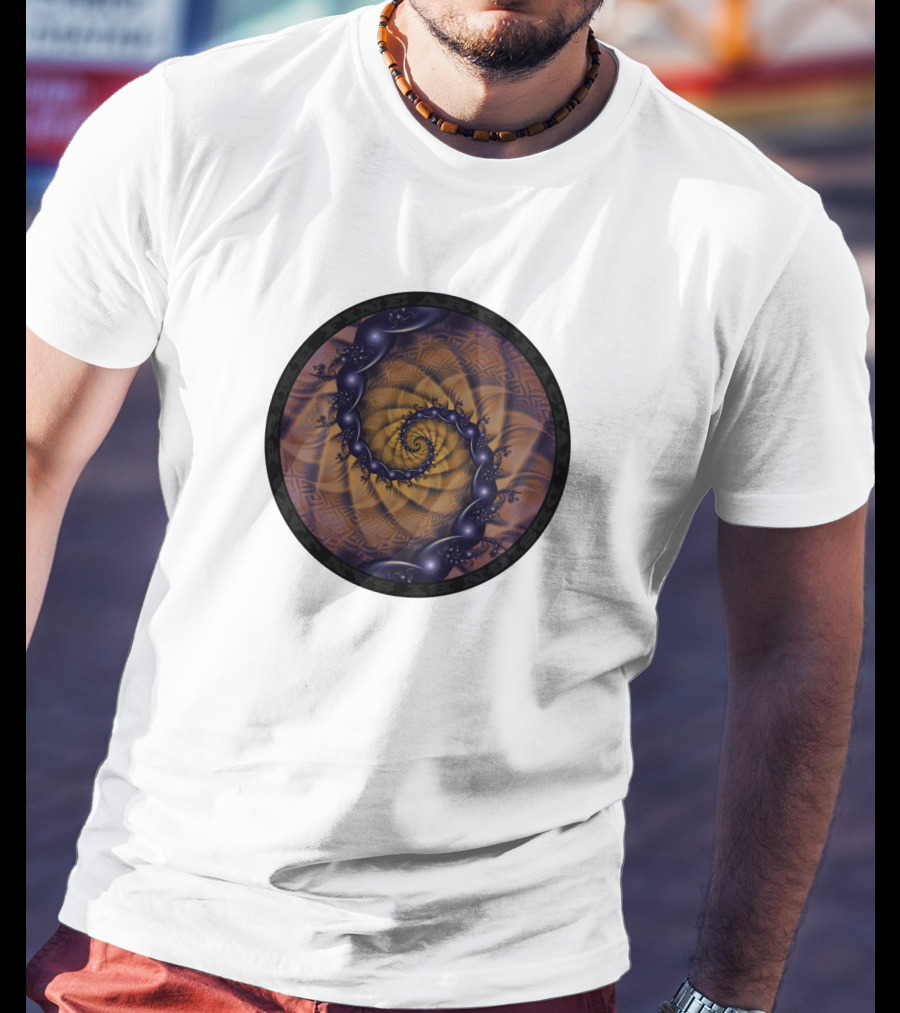 An Emperor Scorpion's Dark Fractal Spiral 1001 Details T-Shirt