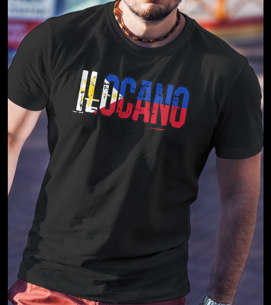 Ilocano Philippines Filipino Filipina Pinoy Flag Colors T-Shirt