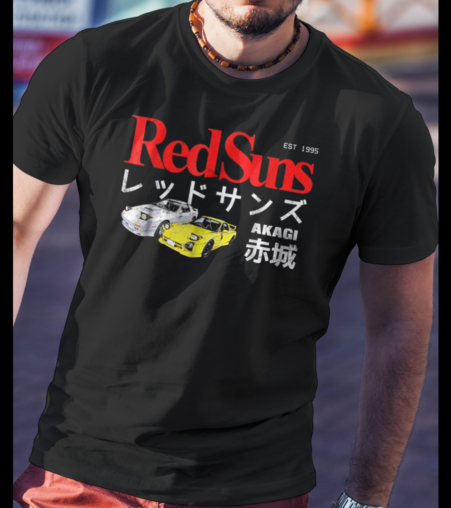 RedSuns Akagi EST 1995 Initial D T-Shirt