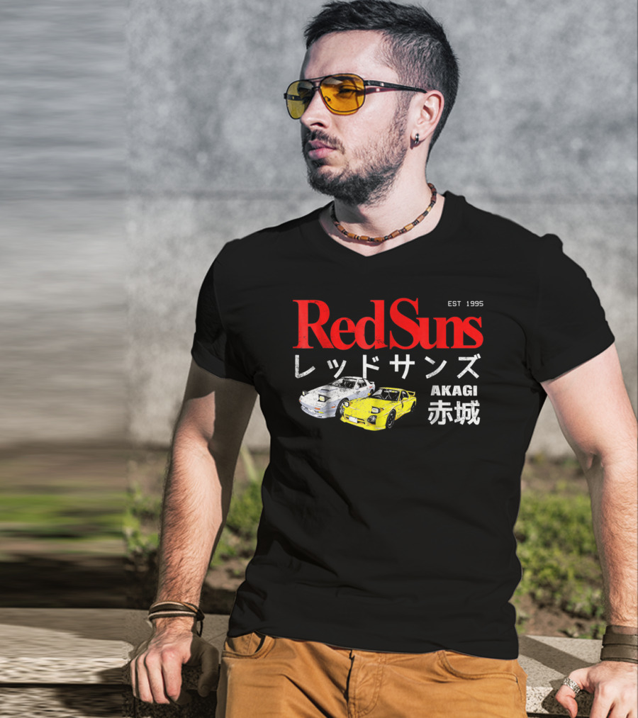 RedSuns Akagi EST 1995 Initial D T-Shirt