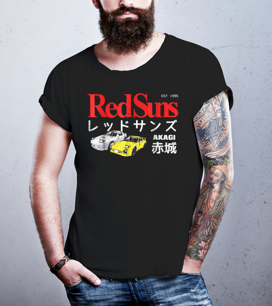 RedSuns Akagi EST 1995 Initial D T-Shirt