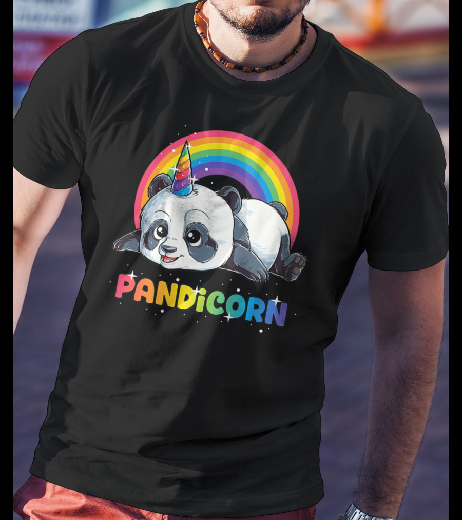 Pandicorn Panda Unicorn Rainbow Pandacorn T-Shirt