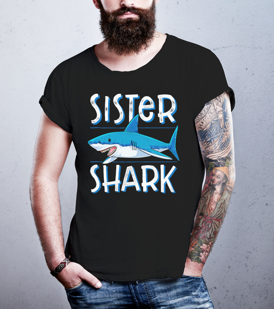 Sister Shark Family Matching Jawsome Shark T-Shirt