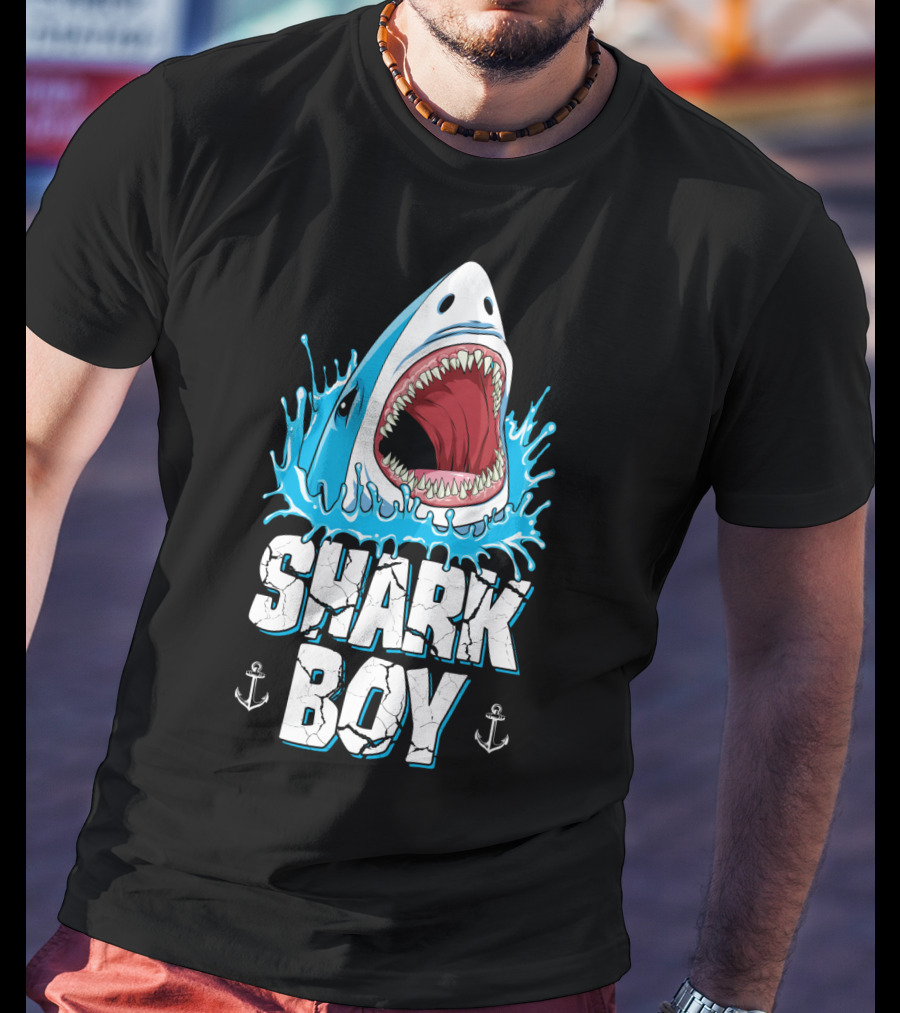 Shark Boy Jawsome Family Matching Men T-Shirt