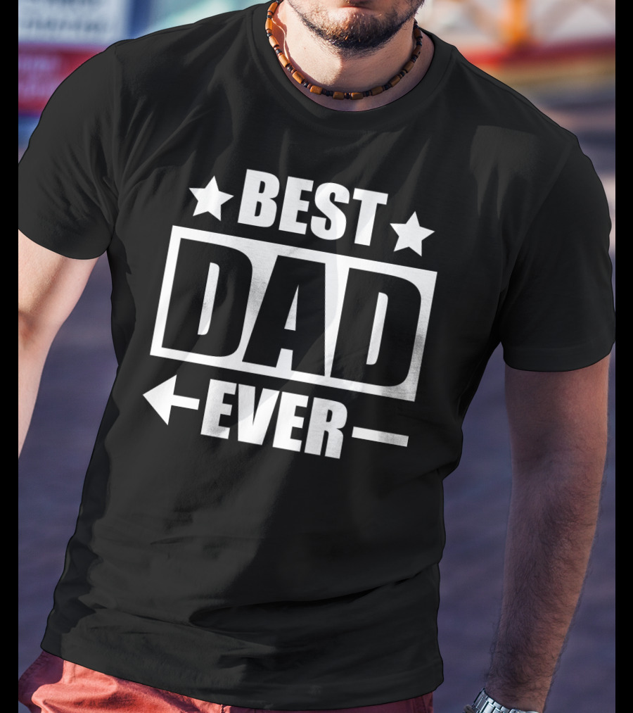Best Dad Ever Daddy20 With Stars And Arrows T-Shirt