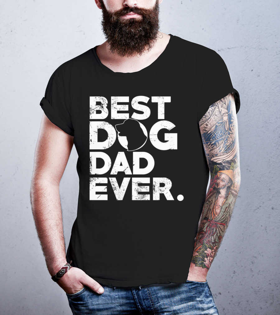 Best Golden Retriever Dog Dad Ever T-Shirt