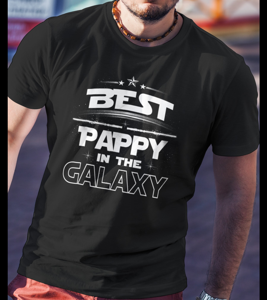 Best Pappy In The Galaxy Awesome Dad97 T-Shirt