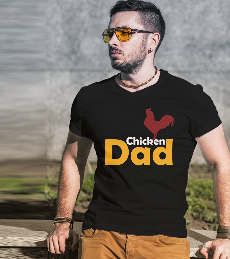 Chicken Dad Funny Lover Themed Chicken Dad T-Shirt