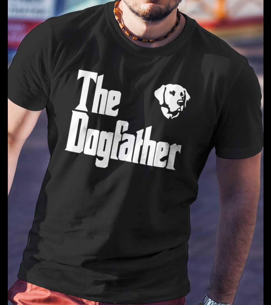 The Dogfather Labrador Dad Birthday T-Shirt