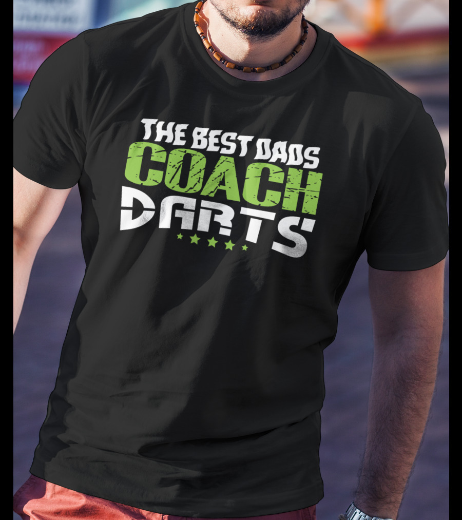 The Best Dads Coach Darts T-Shirt