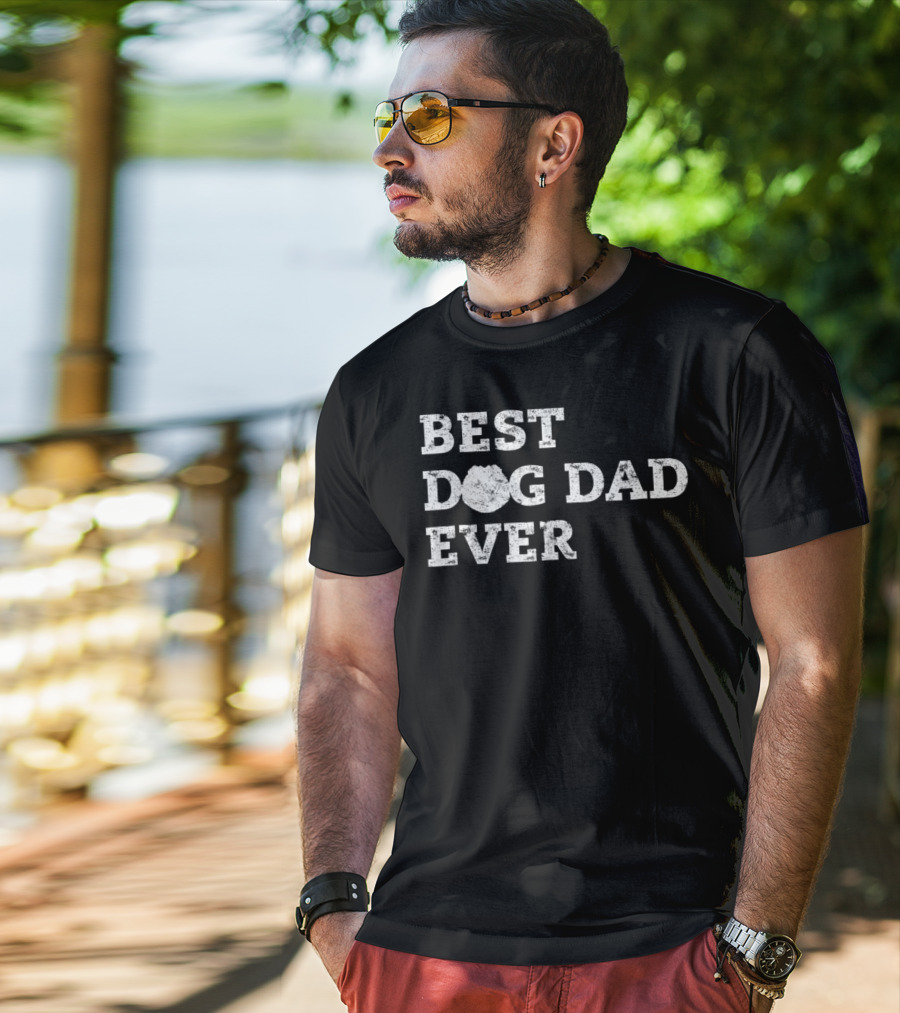 Best Pomeranian Dog Dad Ever T-Shirt