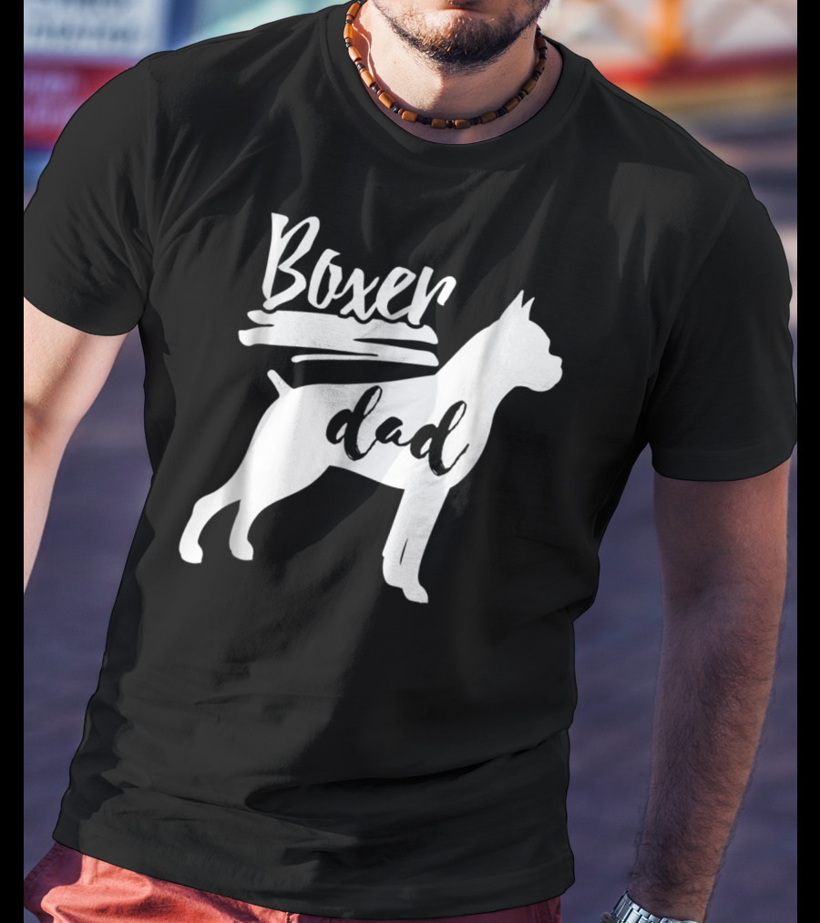 Boxer Dad Dog T-Shirt