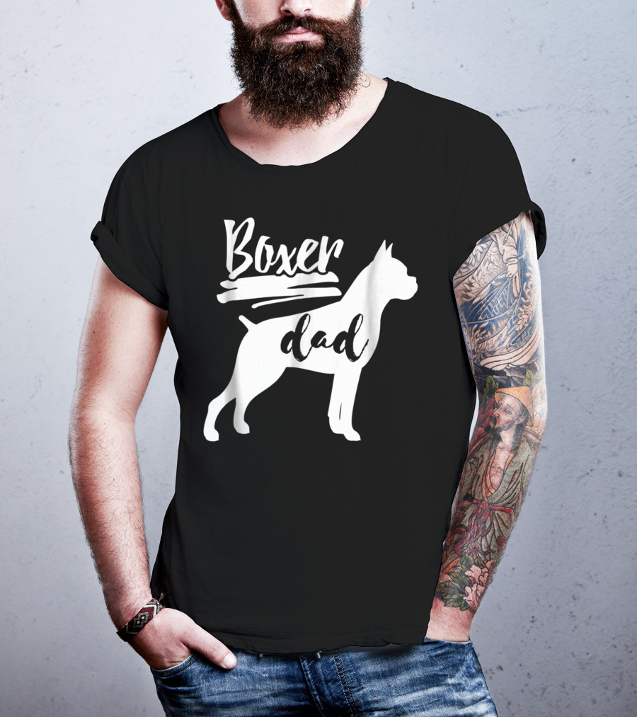 Boxer Dad Dog T-Shirt