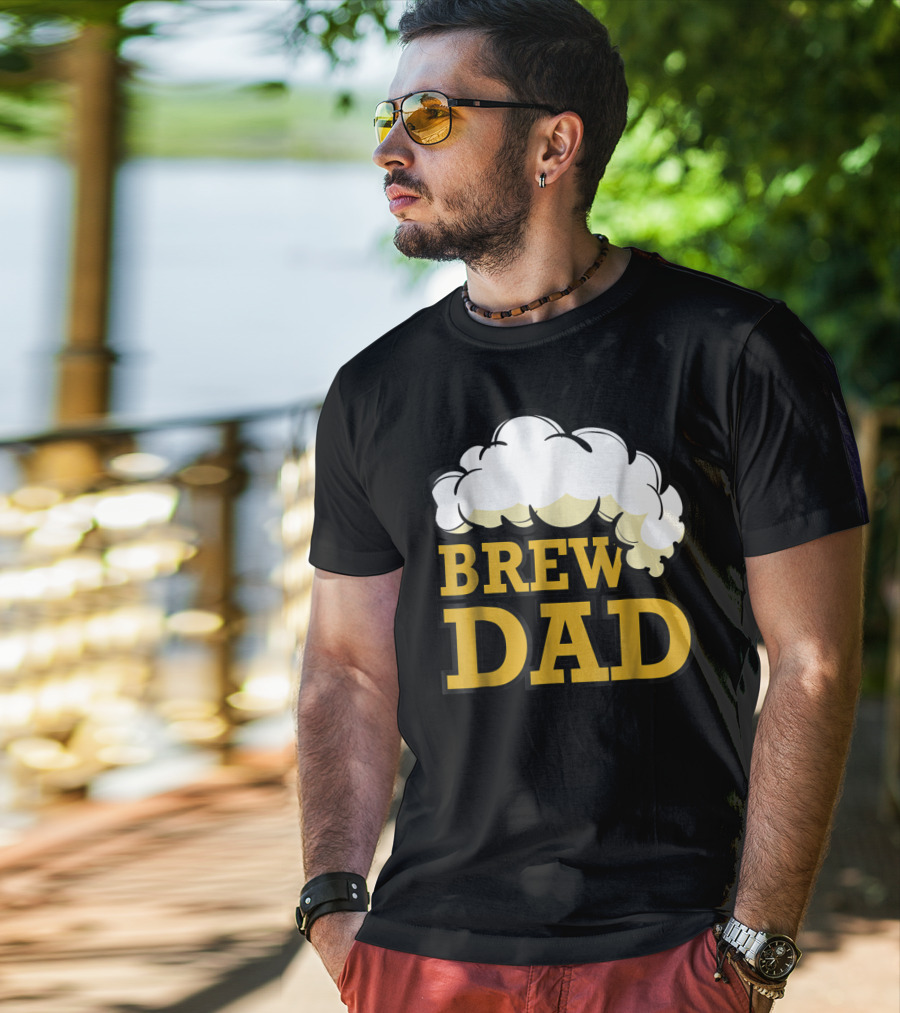 Brew Dad Beer Foam Festival Oktoberfest T-Shirt
