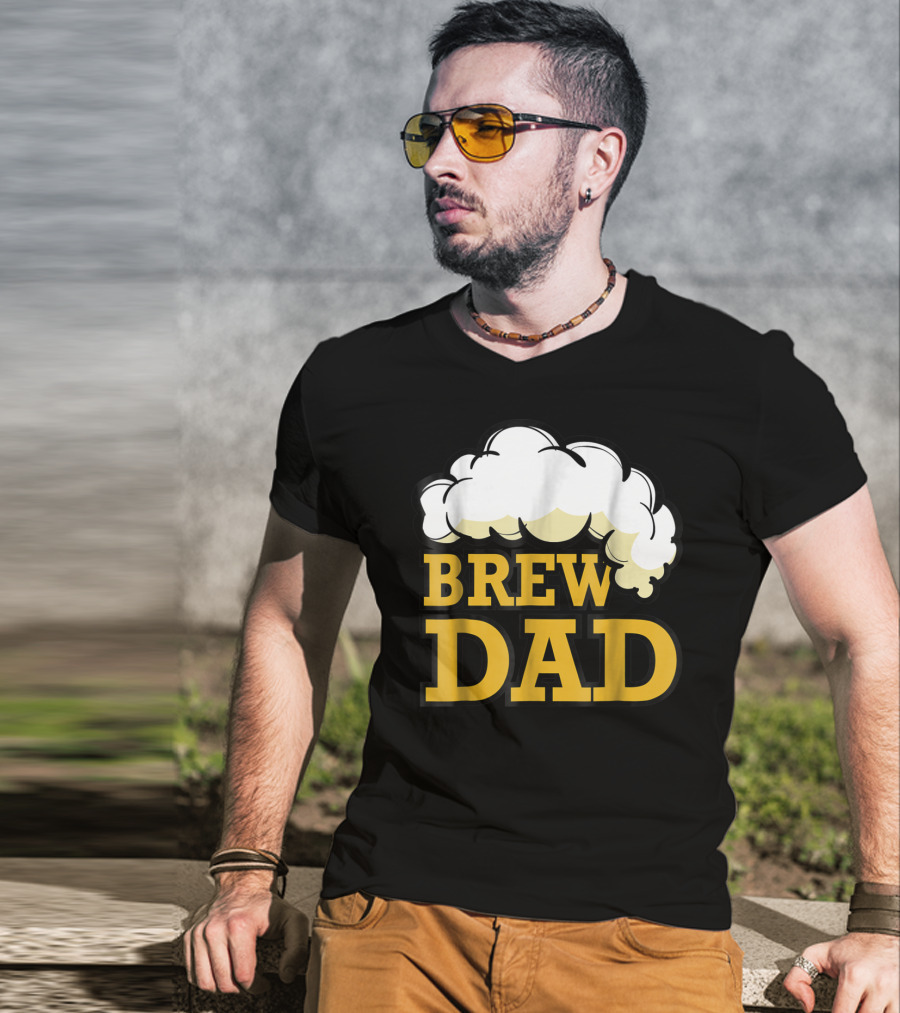 Brew Dad Beer Foam Festival Oktoberfest T-Shirt