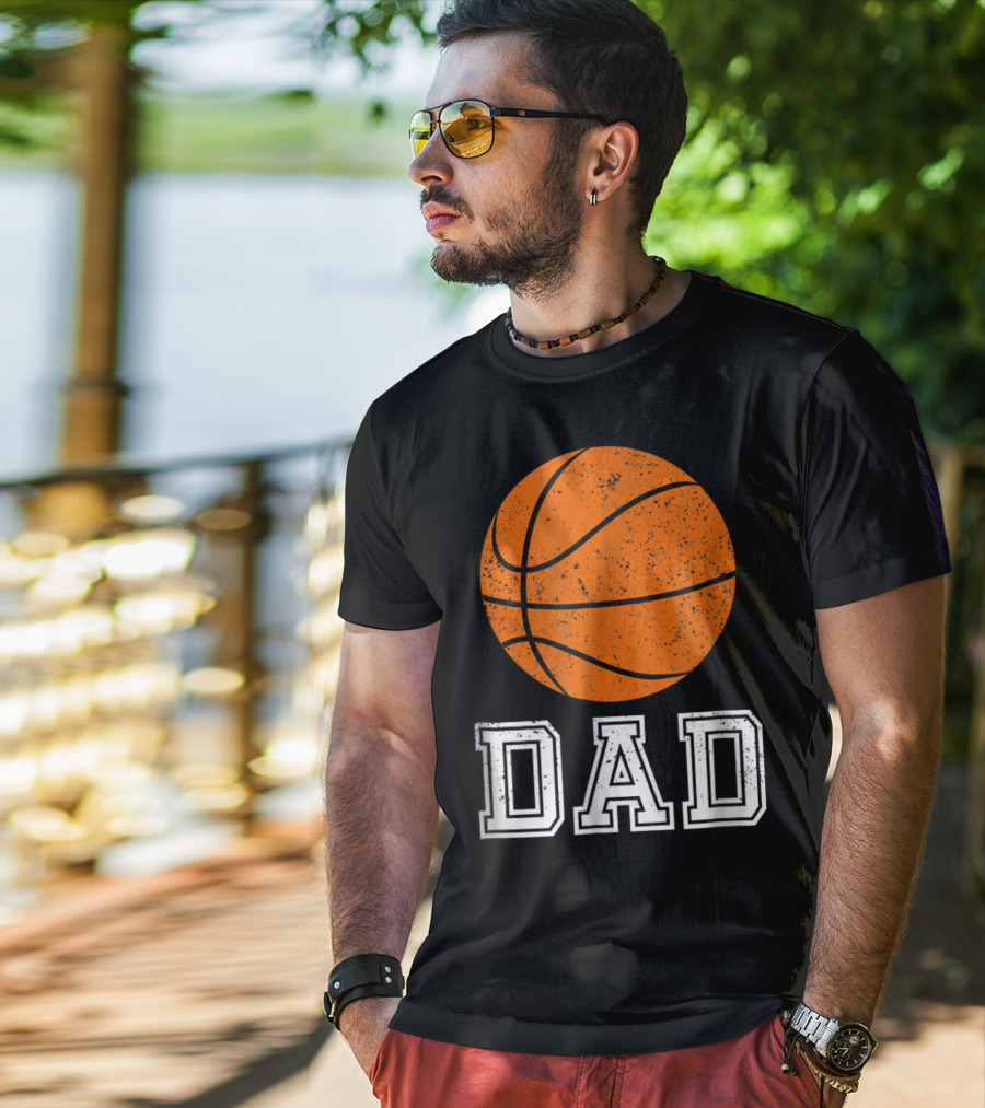 Dad Basketball Ballers For Baller Daddies53 T-Shirt