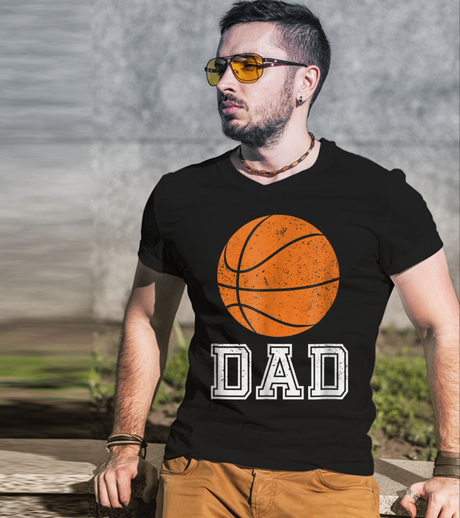 Dad Basketball Ballers For Baller Daddies53 T-Shirt