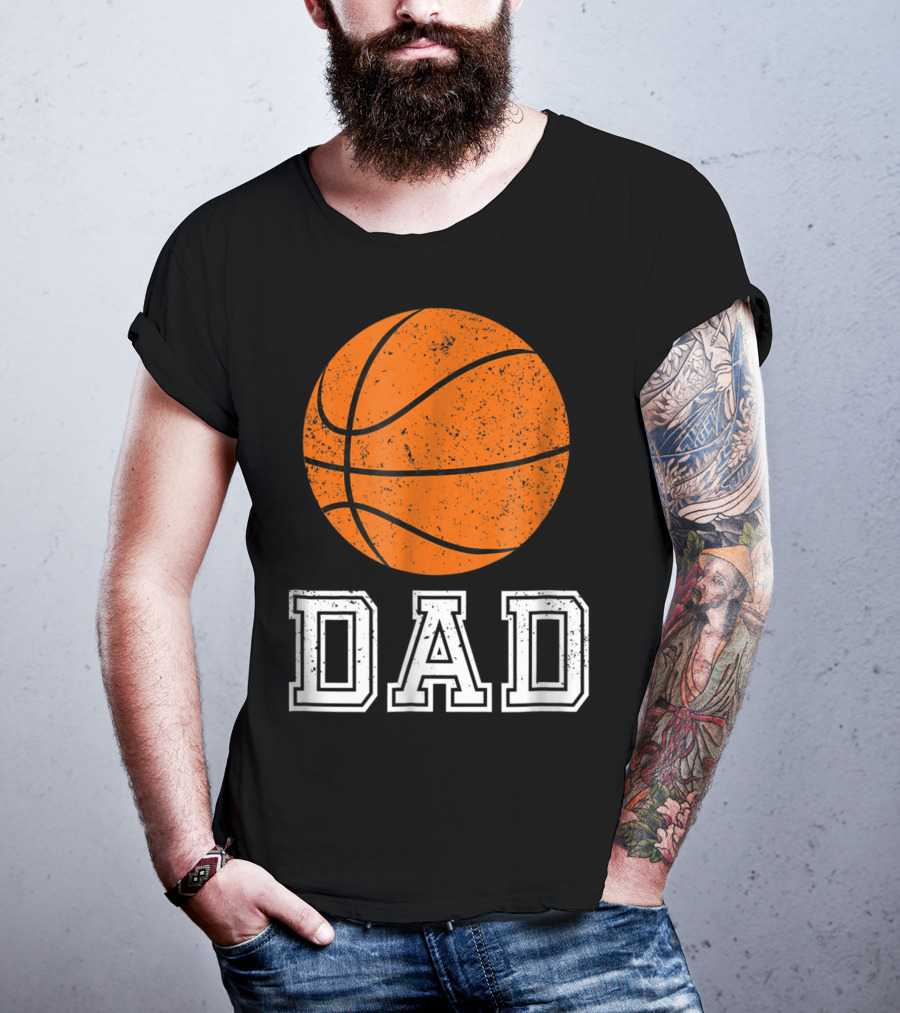 Dad Basketball Ballers For Baller Daddies53 T-Shirt