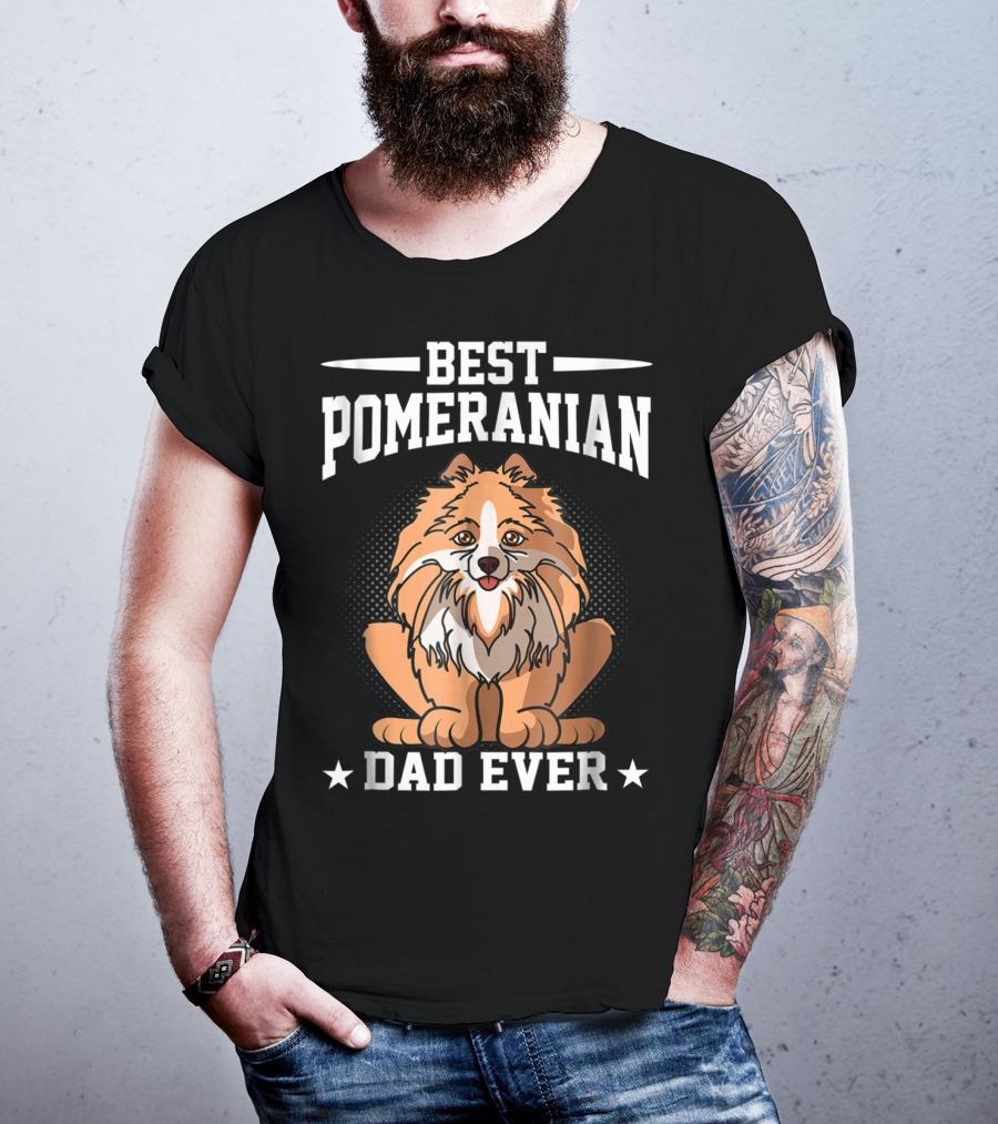 Best Pomeranian Dad Ever T-Shirt