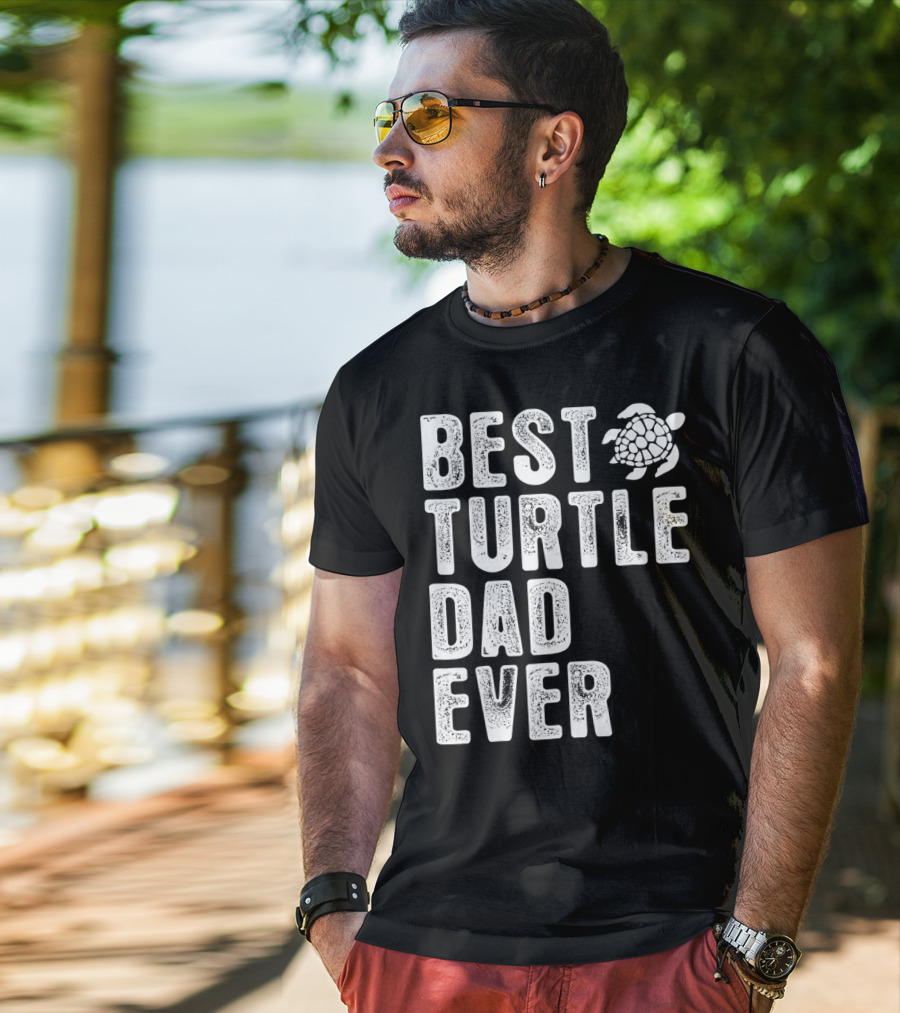 Best Turtle Dad Ever T-Shirt