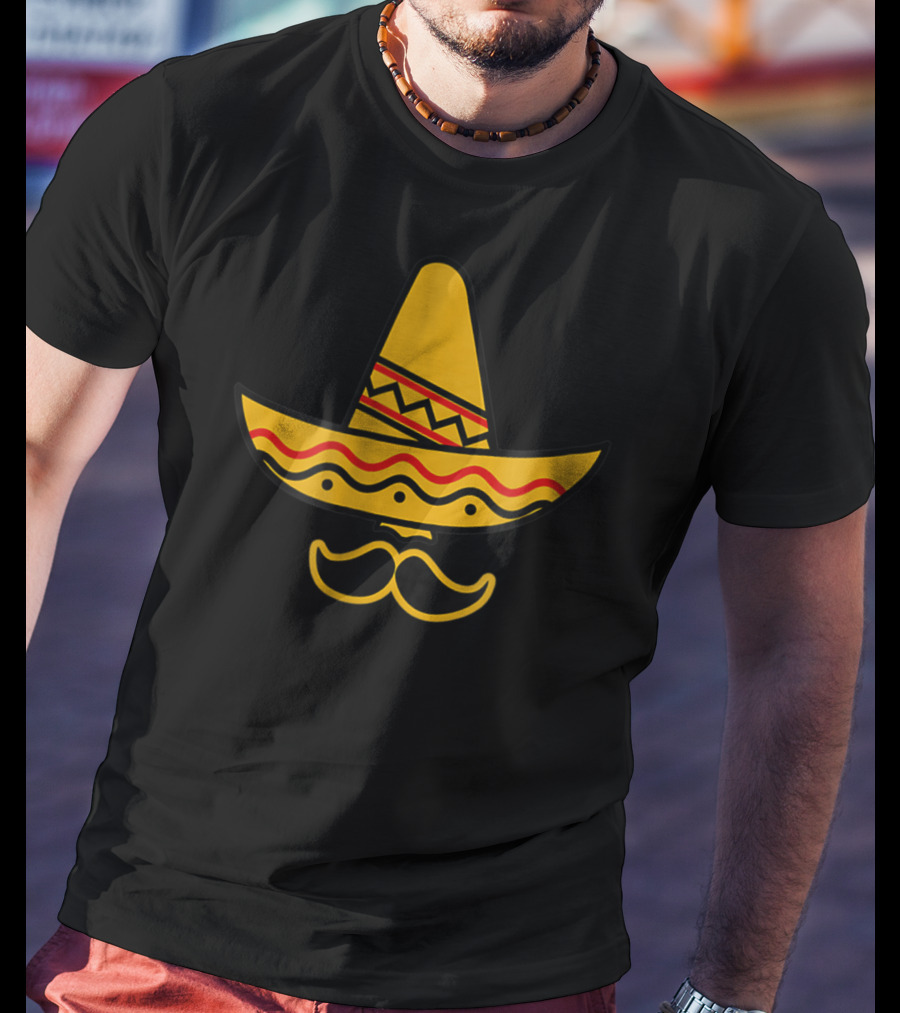 Daddy Sombrero Mustache Cinco De Mayo Family Dad35 T-Shirt