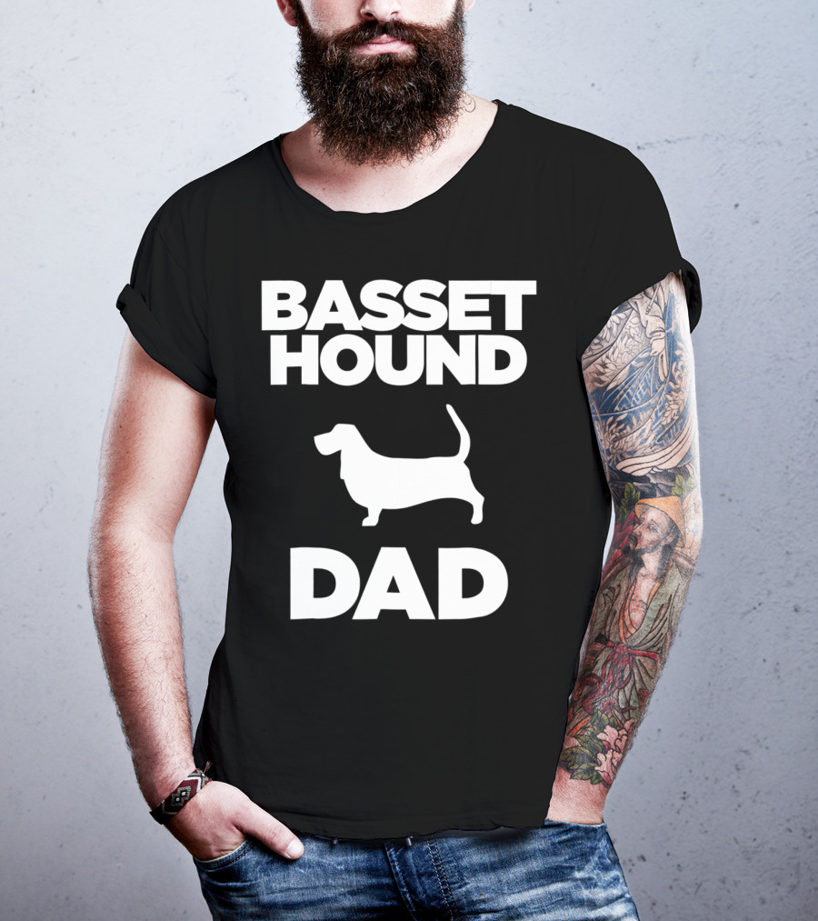 Basset Hound Dad T-Shirt