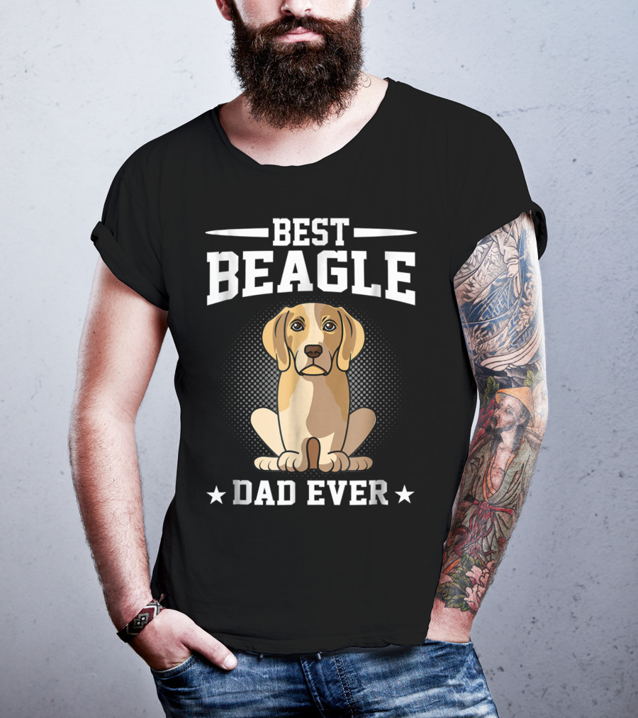 Best Beagle Dad Ever Dog Owner T-Shirt