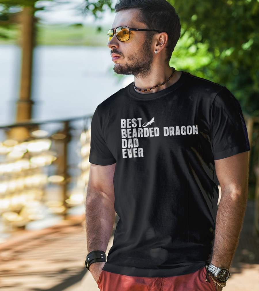 Best Bearded Dragon Dad Ever T-Shirt