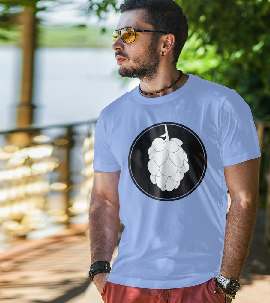 BIRTHDAY Craft Beer Hops Leaf Brewing Dad27 Hops Cone T-Shirt