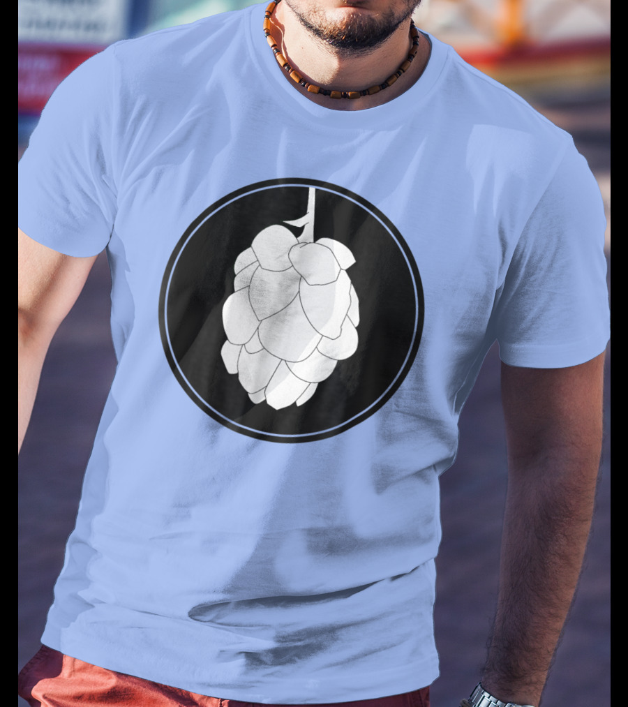 BIRTHDAY Craft Beer Hops Leaf Brewing Dad27 Hops Cone T-Shirt