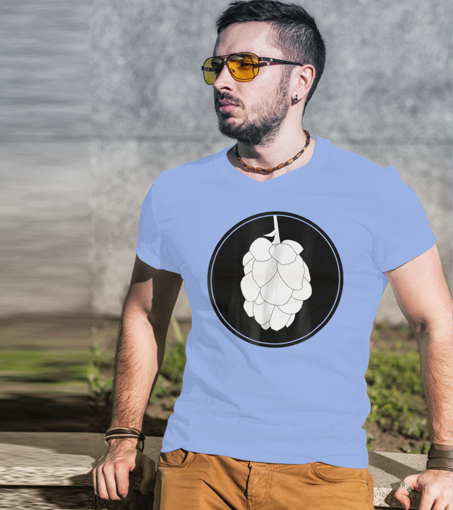 BIRTHDAY Craft Beer Hops Leaf Brewing Dad27 Hops Cone T-Shirt