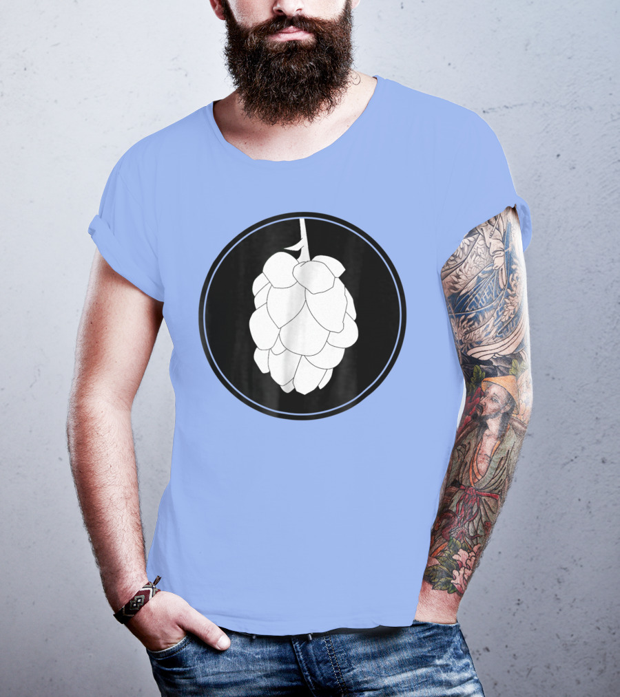BIRTHDAY Craft Beer Hops Leaf Brewing Dad27 Hops Cone T-Shirt