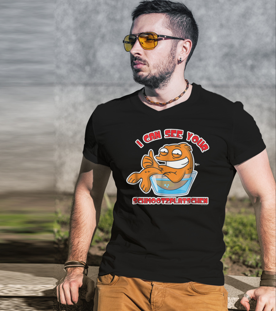I Can See Your Schmootzplatschen American Dad Fish T-Shirt