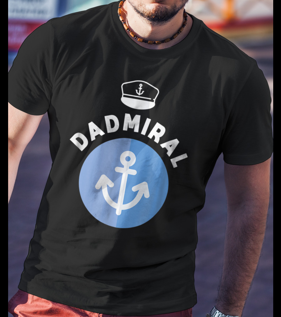 Dadmire Ship Sailor Anchor Papa75 T-Shirt