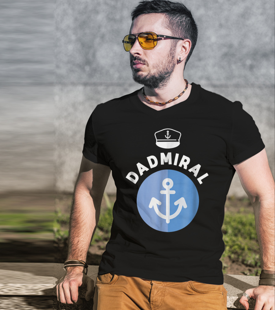 Dadmire Ship Sailor Anchor Papa75 T-Shirt