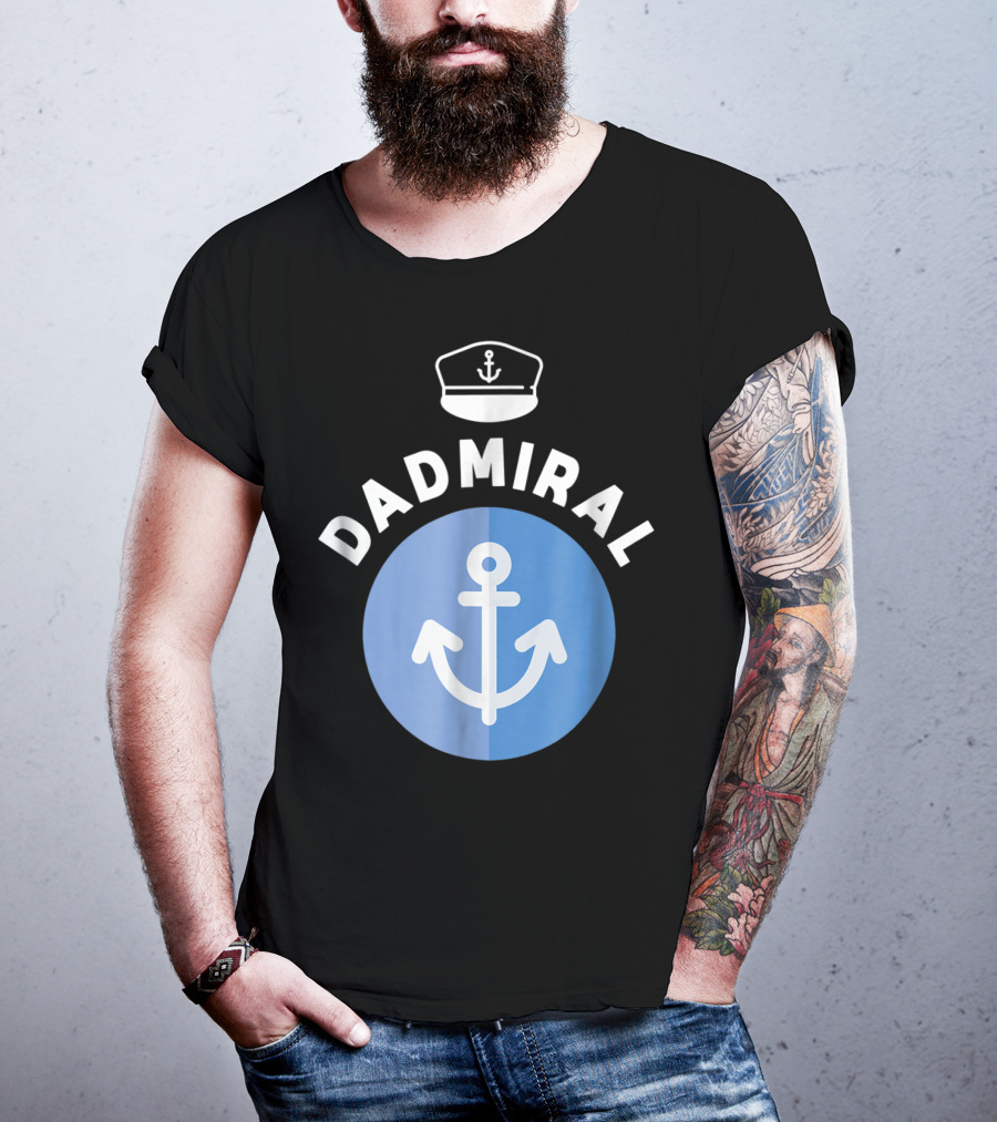 Dadmire Ship Sailor Anchor Papa75 T-Shirt