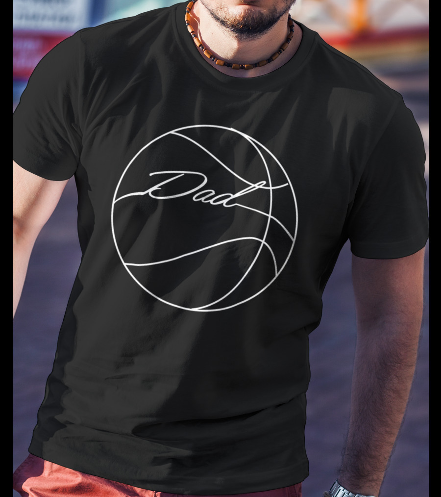 Dad Basketball Daddy Fun T-Shirt