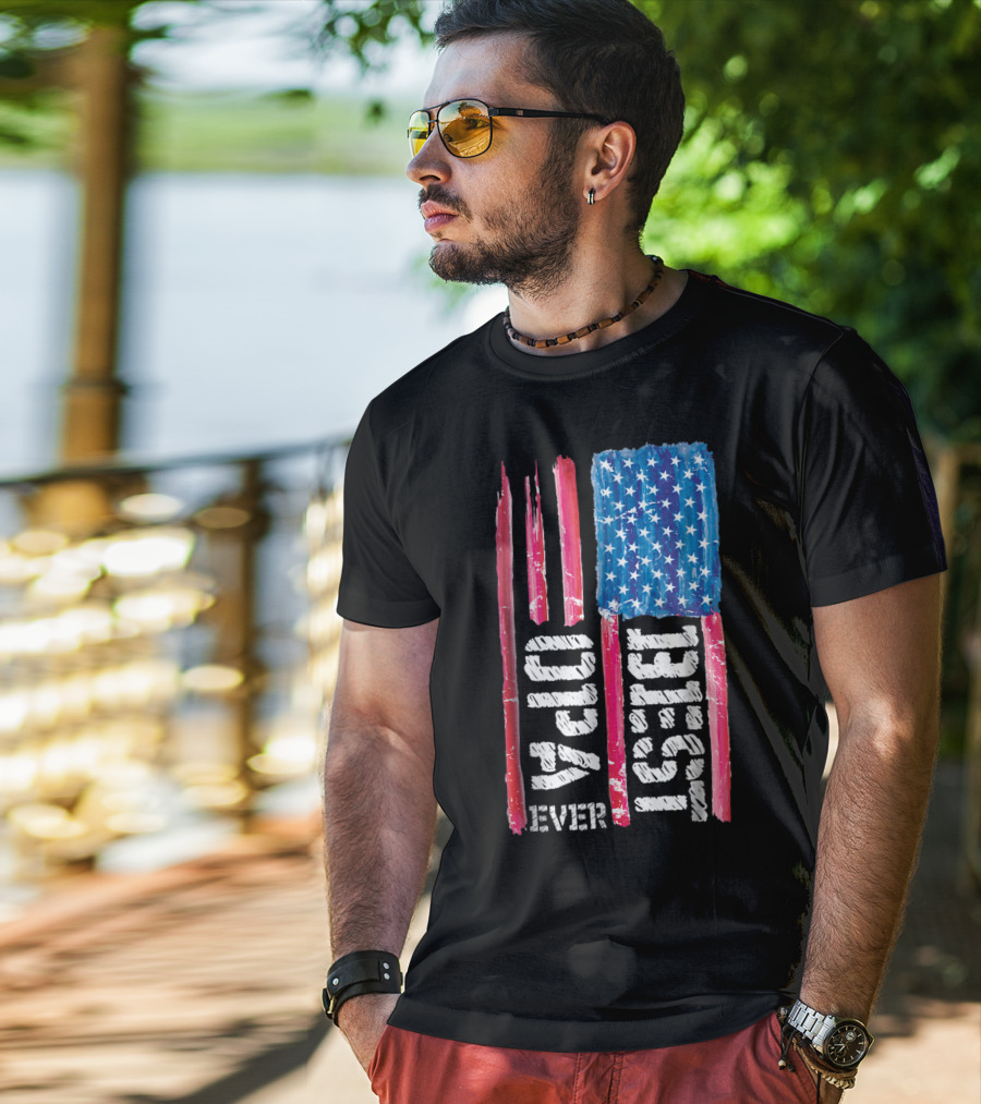 Best Opa Ever Patriotic Distressed American Flag T-Shirt