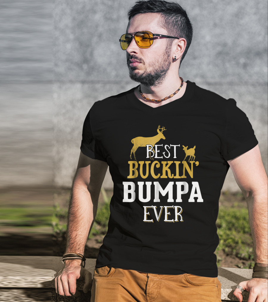 Best Buckin' Bumpa Ever Deer Hunting Grandpa 62 T-Shirt