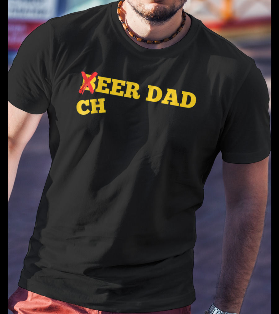 Cheer Dad Not Beer Dad Cheer Dad T-Shirt