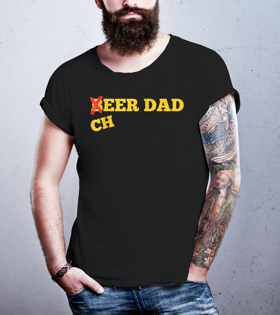 Cheer Dad Not Beer Dad Cheer Dad T-Shirt