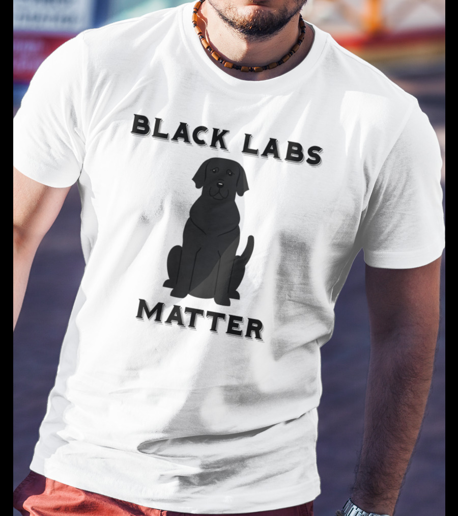 Black Labs Matter Chocolate Labrador Go30 T-Shirt