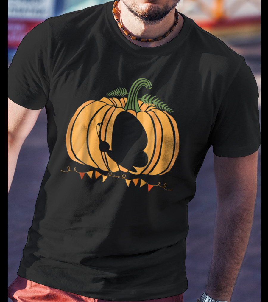 Cool Butterfly And Pumpkin Halloween For Kid Dad Mom T-Shirt